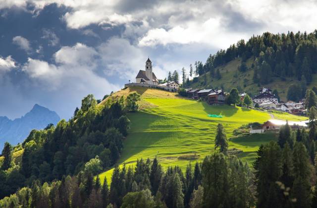 Rocca Pietore Village, Dolomites, Italy, Europe